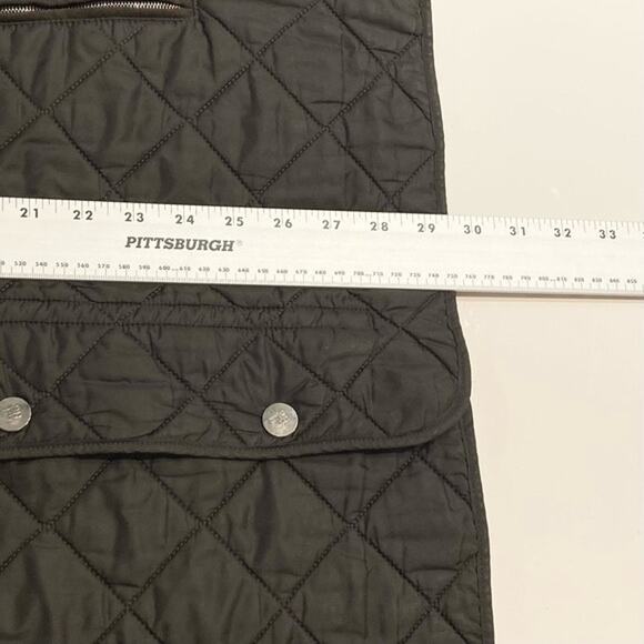 CAROLINA HERRERA Peacoat Men Large Wool Blend Pearl Snap Full Zip - Picture 13 of 14